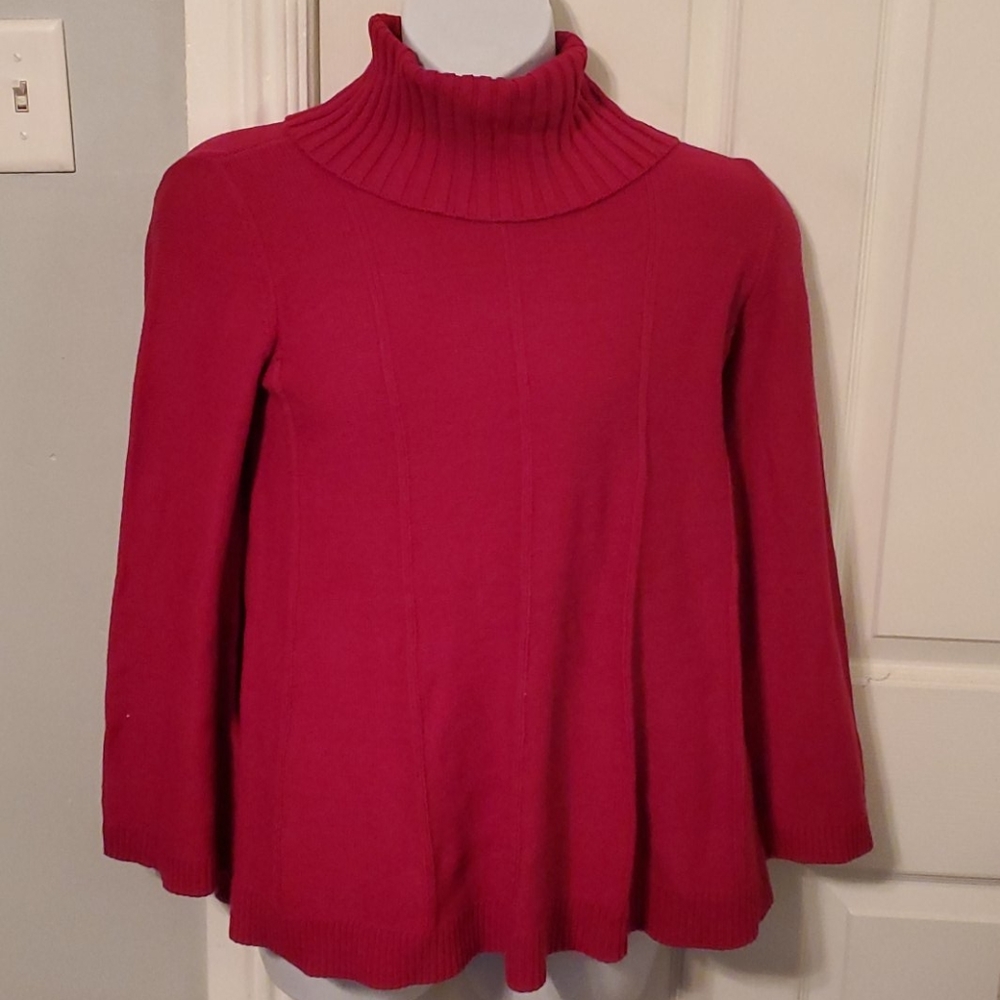 *NWT Chaus New York Fuschia Cowl Neck Sweater